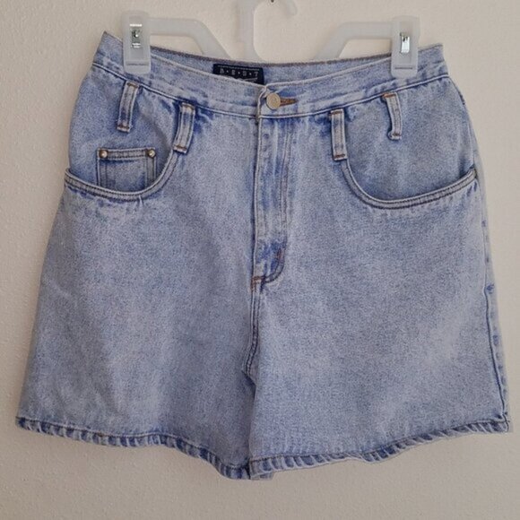 VTG Best American Clothing Co Stone Washed Shorts Size 11/12 - Picture 1 of 7
